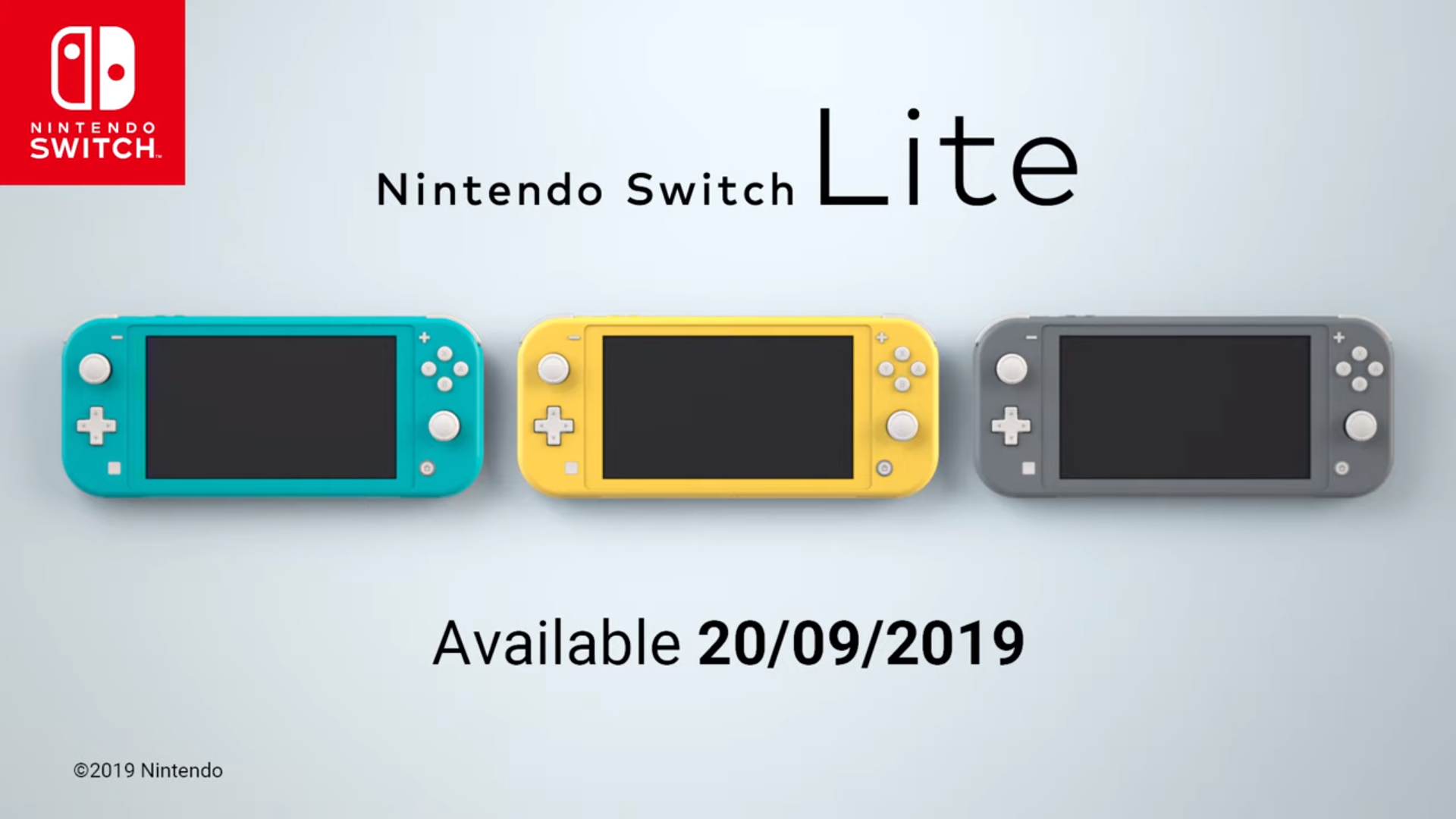 Nintendo Switch Lite Three Colours